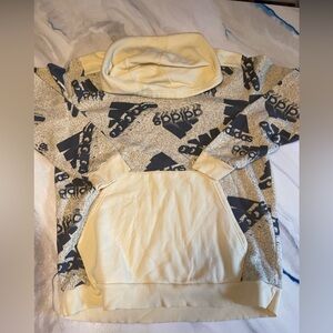 XL, Yellow & Black Adidas Hoodie